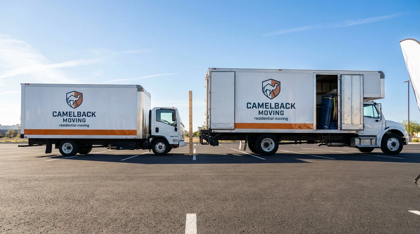 Moving truck size capacity guide in South Paris